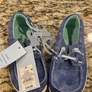 Cat & Jack Denim Blue Kids Boat Shoes